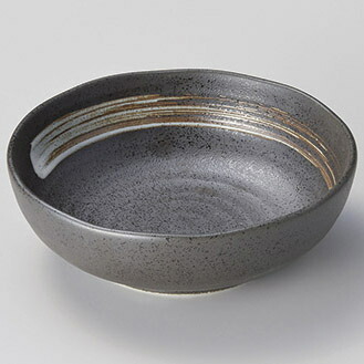 【まとめ買い10個セット品】和食器 ヤ267-178 白刷毛天目京5.0ボール【厨房館】