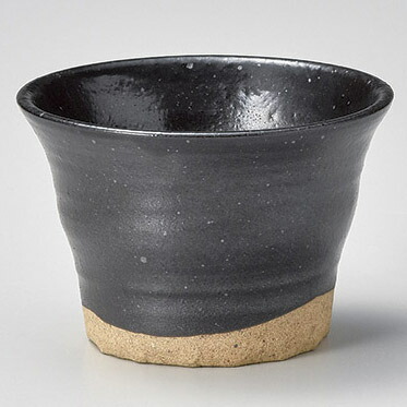 【まとめ買い10個セット品】和食器 ミ280-158 黒織部焼酎カップ(中)【厨房館】 16,122円