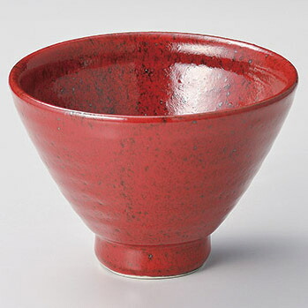 【まとめ買い10個セット品】和食器 ユ343-148 赤柚子天目笹型丼(大)【厨房館】｜業務用厨房機器の飲食店厨房館
