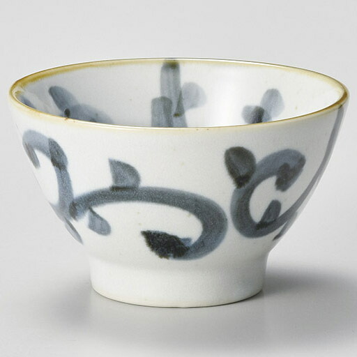 【まとめ買い10個仕かける品】和食器 ユ364-188 うのふ唐草 高地茶碗【勝手もと館】 ご飯茶碗-キッチン用品・食器・調理器具