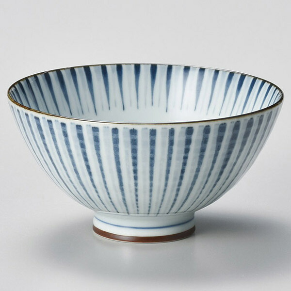 【まとめ買い10個セット品】和食器 ホ366-778 波紋(青)大平【厨房館】