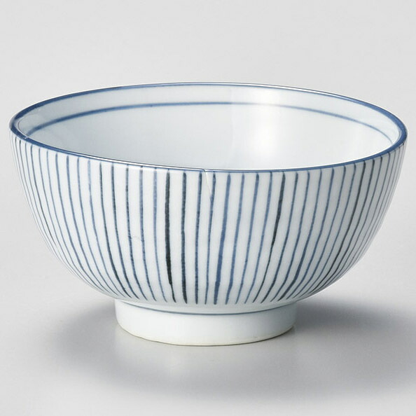 【まとめ買い10個書き割り品】和食器 ユ367-098 呉須細十草 中平【勝手もと館】