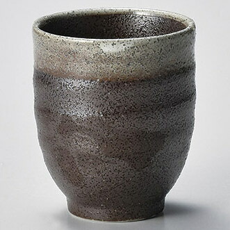 【まとめ買い10個セット品】和食器 ネ383-348 渕白ブラウン湯呑 大【厨房館】 11,890円