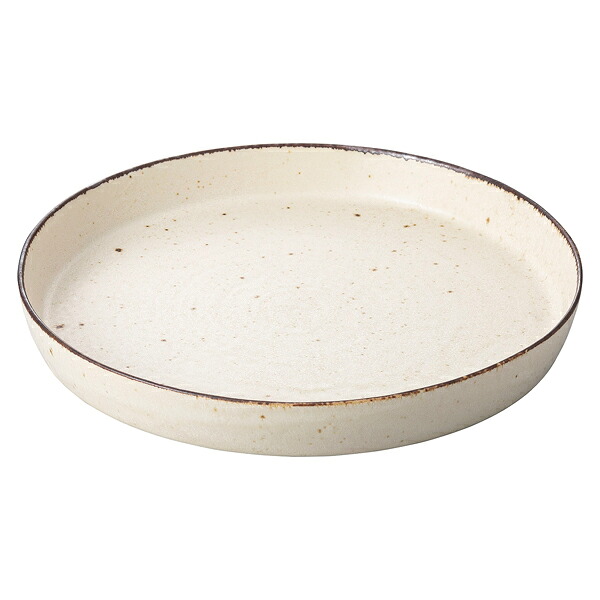 【まとめ買い10個セット品】和食器 ネ495-028 切立大皿 シロン【厨房館】