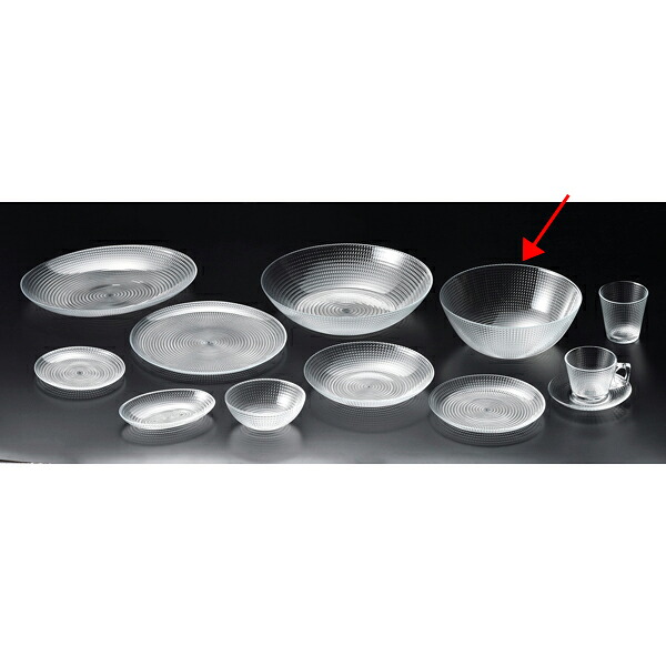 【まとめ買い10個セット品】和食器 イ642-218 プリズム サラダボール【厨房館】