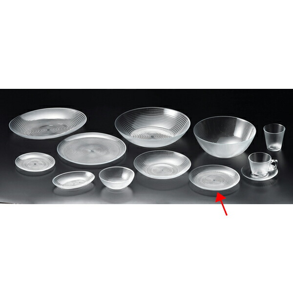 【まとめ買い10個セット品】和食器 イ642-248 プリズム デザートプレート【厨房館】|業務用厨房機器の飲食店厨房館