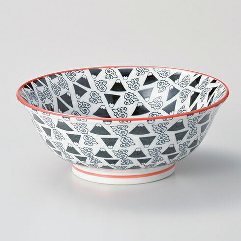【まとめ買い10個書き割り品】和食器 ト683-138 富士山丸型 5.0多用丼【勝手もと館】