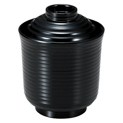【まとめ買い10個セット品】和食器 エ689-048 [TA]駒筋箸洗椀 黒[洗]【厨房館】