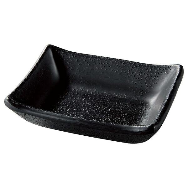 【まとめ買い10個セット品】和食器 ヌ724-048 [M]9.2ひねり羽反長角千代口 黒マット【厨房館】