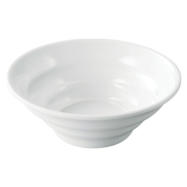 【まとめ買い10個セット品】和食器 ヌ725-188 [M]φ12.1外段付内筋丸鉢 白グロス【厨房館】