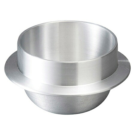 【まとめ買い10個セット品】和食器 ヌ733-288 [AL]1合アルミ釜 白仕上【厨房館】｜業務用厨房機器の飲食店厨房館
