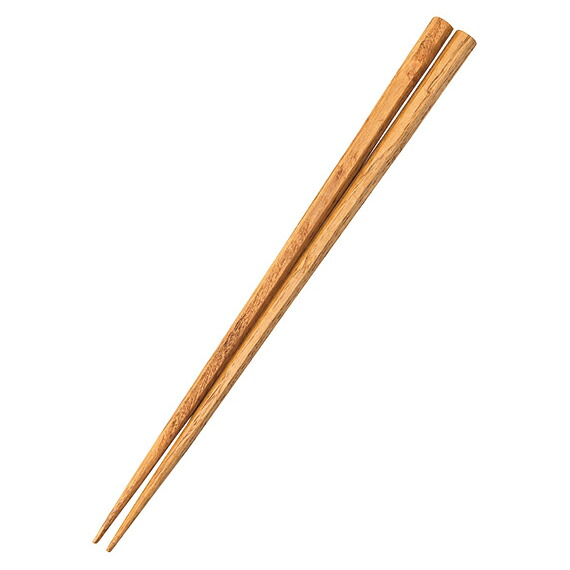 【まとめ買い10個セット品】和食器 ワ743-208 銘木六角箸 栗【厨房館】