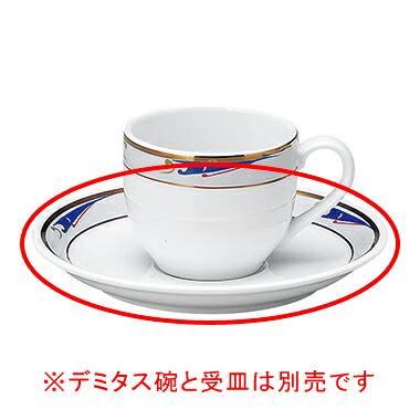 【まとめ買い10個セット品】 ヤ572-618 ブルーウェーブ デミタス受皿【キャンセル/返品不可】【厨房館】