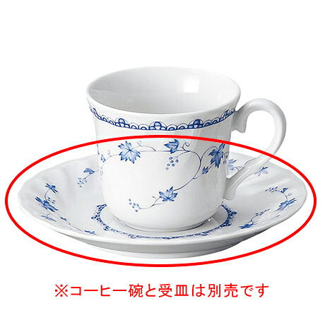 【まとめ買い10個セット品】和食器 ヤ612-108 ロールスタンコーヒー受皿【キャンセル/返品不可】【厨房館】