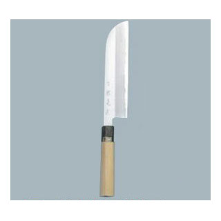 【銀三鋼 鎌型薄刃 19.5cm】【業務用 和包丁】 【厨房器具 製菓道具 飲食店】 【庖丁 切れ味 関連品】【厨房館】