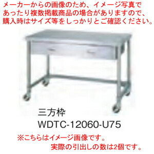 シンコー SINKO 作業台 三方枠 WDTC-9075 900×750×800 【法人様専用商品】【メーカー直送/後払い決済不可】 【作業テーブル 業務用 作業台 ステンレス キッチン 調理台 キッチン作業台 diy テーブル 台所 作業デスク 調理作業台 厨房機器】【厨房館】