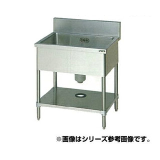 マルゼン 一槽シンク BG有 W450×D600×H800〔BS1X-046〕 【メーカー直送/後払い決済不可】 【人気 1槽 シンク 簡易 流し 一層 シンク 一槽 流し台 一槽シンク 業務用 ステンレスシンク キッチン ステンレス キッチンシンク ステンレス製 一層式 1層】【厨房館】
