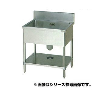 マルゼン 一槽シンク BG有 W600×D450×H800〔BS1X-064〕 【メーカー直送/後払い決済不可】 【人気 1槽 シンク 簡易 流し 一層 シンク 一槽 流し台 一槽シンク 業務用 ステンレスシンク キッチン ステンレス キッチンシンク ステンレス製 一層式 1層】【厨房館】