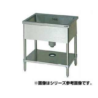マルゼン 一槽シンク BG無 W750×D450×H800〔BS1X-074N〕 【メーカー直送/後払い決済不可】 【人気 1槽 シンク 簡易 流し 一層 シンク 一槽 流し台 一槽シンク 業務用 ステンレスシンク キッチン ステンレス キッチンシンク ステンレス製 一層式 1層】【厨房館】