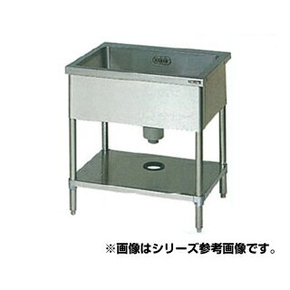 マルゼン 一槽シンク BG無 W750&times;D750&times;H800〔BS1X-077N〕 【メーカー直送/後払い決済不可】【人気 1槽 シンク 簡易 流し 一層 シンク 一槽 流し台 一槽シンク 業務用 ステンレスシンク キッチン ステンレス キッチンシンク ステンレス製 一層式 1層】【厨房館】｜業務用厨房機器の飲食店厨房館