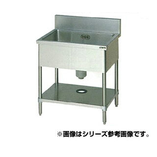 マルゼン 一槽シンク BG有 W900×D600×H800〔BS1X-096〕 【メーカー直送/後払い決済不可】 【人気 1槽 シンク 簡易 流し 一層 シンク 一槽 流し台 一槽シンク 業務用 ステンレスシンク キッチン ステンレス キッチンシンク ステンレス製 一層式 1層】【厨房館】