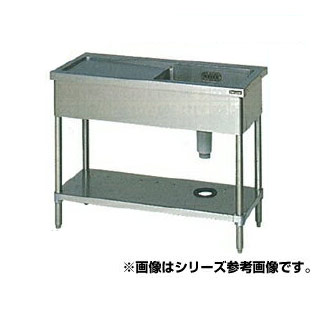 マルゼン 一槽水切シンク BG無 W1200×D750×H800〔BSM1-127RN〕 【メーカー直送/後払い決済不可】 【人気 1槽 シンク 簡易 流し 一層 シンク 一槽 流し台 一槽シンク 業務用 ステンレスシンク キッチン ステンレス ステンレス製 一層式 1層】【厨房館】