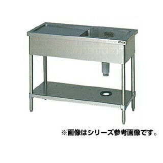マルゼン 一槽水切シンク BG無 W1000×D450×H800〔BSM1X-104LN〕 【メーカー直送/後払い決済不可】 【人気 1槽 シンク 簡易 流し 一層 シンク 一槽 流し台 一槽シンク 業務用 ステンレスシンク キッチン ステンレス ステンレス製 一層式 1層】【厨房館】