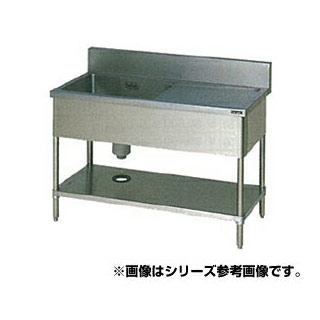 マルゼン 1槽水切付シンク BSM1-156L 【メーカー直送/後払い決済不可】 【人気 1槽 シンク 簡易 流し 一層 シンク 一槽 流し台 一槽シンク 業務用 ステンレスシンク キッチン ステンレス キッチンシンク ステンレス製 一層式 1層 シンク】【厨房館】