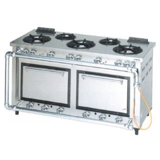 マルゼン　デラックスタイプガスレンジ　MGRD-156D　1500×600×800 ＬＰＧ(プロパンガス) 【メーカー直送/後払い決済不可】【厨房館】