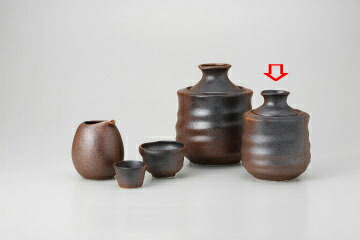 徳利 魅力の まとめ買い10個セット品 和食器 黒信楽 キャンセル 返品不可 厨房館 まごころ第36集 36a269 03 徳利のみ 大