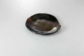 【まとめ買い10個セット品】和食器 黒緑彩 変形9.0皿 37E231-08 まごころ第37集 【キャンセル/返品不可】【厨房館】｜業務用厨房機器の飲食店厨房館