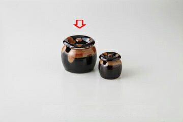 【まとめ買い10個セット品】和食器 茶流し(黒) たれ壷 37K452-32 まごころ第37集 【キャンセル/返品不可】【厨房館】