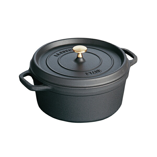 格安販売中 ストウブ ピコ ココット 丸 12cm 黒 40509-471 0.4L