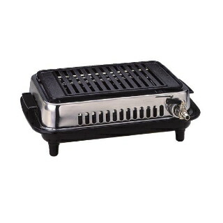 御膳上等焼肉器 Y-77C じゅん LP 山金【焼き肉 コンロ こんろ ガスコンロ 卓上コンロ 焼肉コンロ 焼物器 ロースター 焼肉お皿 焼肉早見表】【勝手もと館】
