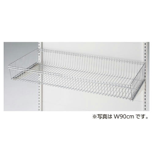 【まとめ買い10個書き割り品】 鉄条提げ篭書き割り 3段変数式 KS／KZ白いこと用 W120糎印字機 D30糎  61-28-7-1 【製造会社直送/通貨価値取り替えっこ決済不可】【バス発着場機械 ダイアログボックス 壁面 バス発着場備え付け 間仕切り 棚】【勝手もと館】