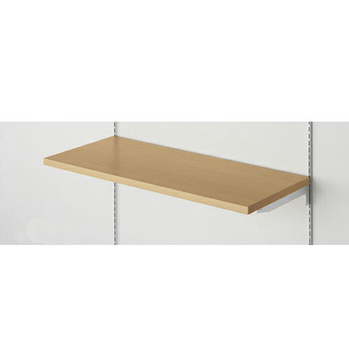 【まとめ買い10個セット品】 メラミン木棚セット W120cmタイプ D30cm エクリュ 61-777-42-1 【メーカー直送/代金引換決済不可】【店舗什器 パネル 壁面 店舗備品 仕切 棚】【厨房館】|業務用厨房機器の飲食店厨房館