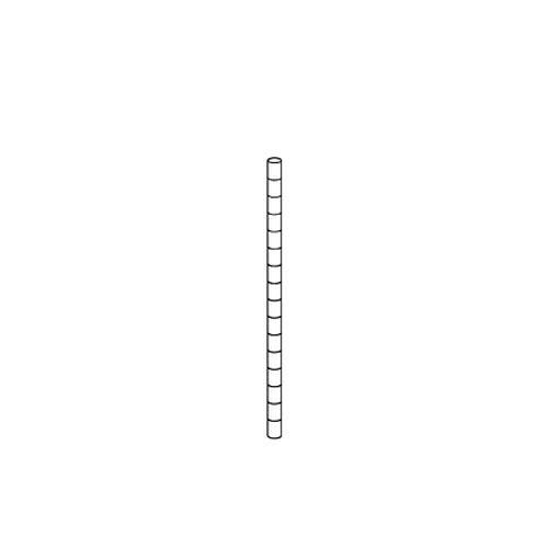 【まとめ買い10個セット品】ワイヤーラック ポール(φ25.4mm) H90cmタイプ 2本 61-64-1-2 【店舗什器 パネル ディスプレー 棚 店舗備品】【厨房館】