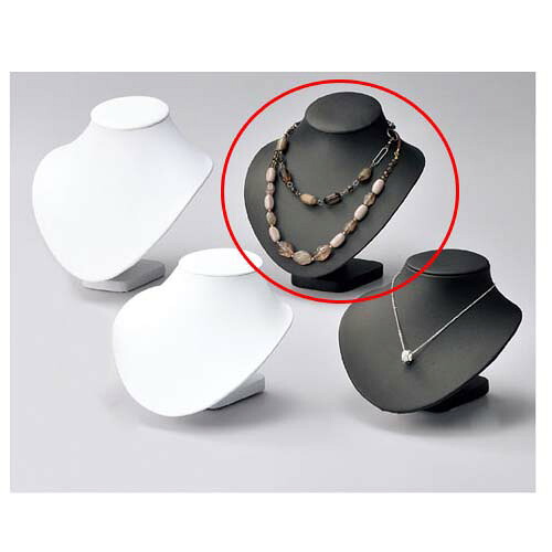 【まとめ買い10個セット品】合皮 ネックレススタンド ブラック 大 アクセサリースタンド 61-152-3-4 【 演出・ディスプレイ用品 アクセサリーディスプレイ 木製 合皮ネックレススタンドアクセサリーディスプレイ 】【厨房館】|業務用厨房機器の飲食店厨房館