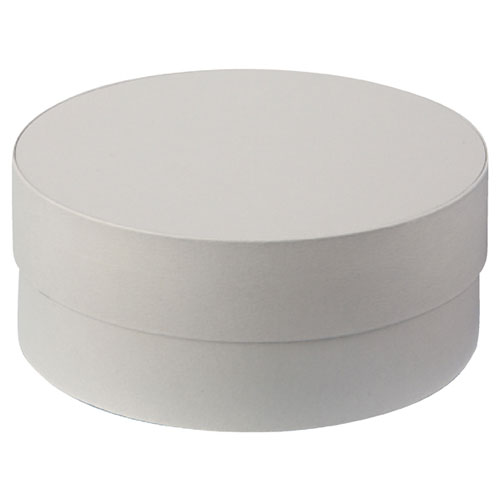 【まとめ買い10個セット品】サークルボックス ホワイト 直径17×7.3 61-288-4-3 【 店舗什器 小物 ディスプレー ギフト ラッピング 包装紙 袋 消耗品 店舗備品 】【厨房館】