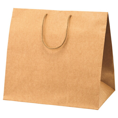 【まとめ買い10個セット品】アレンジバッグ 茶 44×29.5×42 10枚 61-310-1-4 【店舗什器 小物 ディスプレー ギフト ラッピング 包装紙 袋 消耗品 店舗備品】【厨房館】