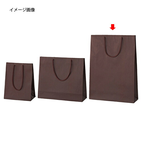 手提げ紙袋 カラークラフト袋 ブラウン 33×10×45cm 100枚 61-313-6-7 【ラッピング用品 手提げ紙袋(無地) カラー手提げ紙袋】【ラッピング用品 包装 ラッピング袋 ペーパーバッグ 中身が見えにくい 無地 クラフト袋 手提げ袋 手提げ紙袋 消耗品 業務用】【厨房館】|業務用厨房機器の飲食店厨房館