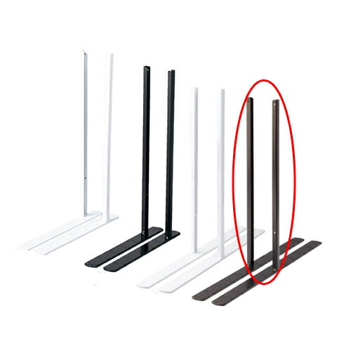 【まとめ買い10個セット品】卓上ネットディスプレー脚(左右) 両面用 黒 61-128-7-4 【 店舗什器 ネット什器 ディスプレイネット 卓上ネットディスプレイ脚 】【厨房館】
