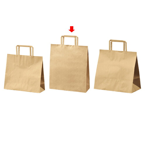 【まとめ買い10個セット品】平ひも ローコストタイプ 茶無地 26×10×31 50枚 61-800-86-6 【店舗備品 包装紙 ラッピング 袋 ディスプレー店舗】【厨房館】|業務用厨房機器の飲食店厨房館
