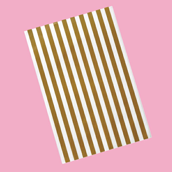【まとめ買い10個仕掛ける品】 ゴールド縞模様 OPP御徒面子15×23糎50枚 61-430-68-2 【勝手もと館】