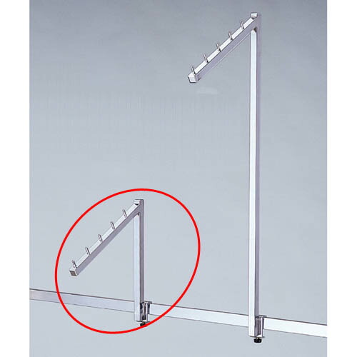 【まとめ買い10個セット品】アップフック 傾斜5連掛け H20cm 61-45-2-1 【店舗什器 パネル 壁面 店舗備品】【厨房館】 11,613円