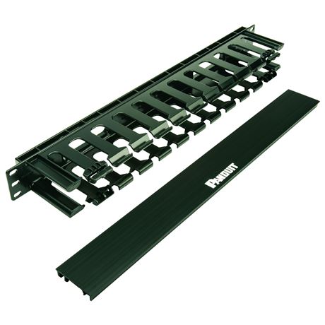 PANDUIT(パンドウイット) WMPFSE 表面ダクト型 ヒンジ式ケーブル管理パネル(1U・3インチ)【代引不可】
