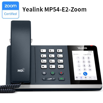 【マラソン期間中 P3倍】Yealink MP54-E2-Zoom zoom対応IP電話機｜meidentsu shop