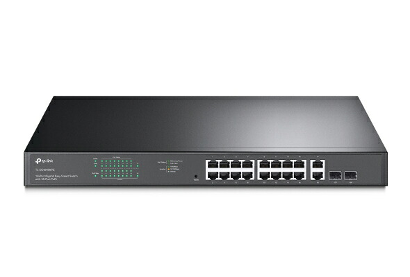 TP-Link TL-SG1218MPE 18ポート ギガビット イージースマートスイッチ (PoE+ポート&times;16搭載)｜meidentsu shop