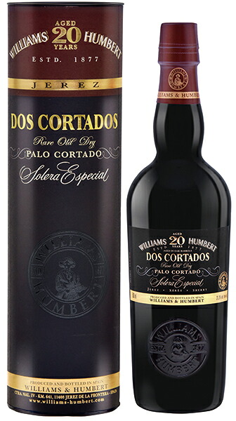 ウイリアムズ＆ハンバート　（シェリー）ドス・コルタドス・パロ・コルタド・ソレラ・エスペシャル ２０年　５００ｍｌ （送料別）