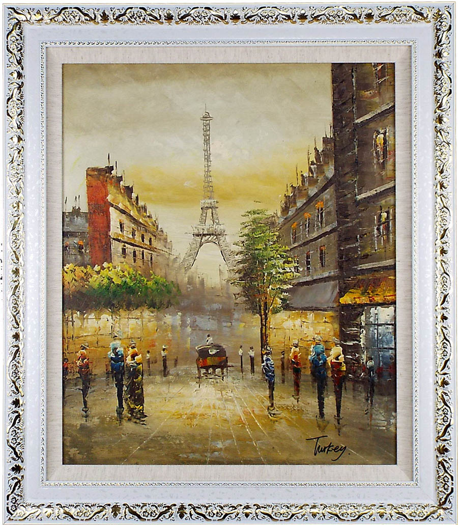 楽天市場】パリの絵 絵画 油絵 アートパネル開業祝い 開院祝い 